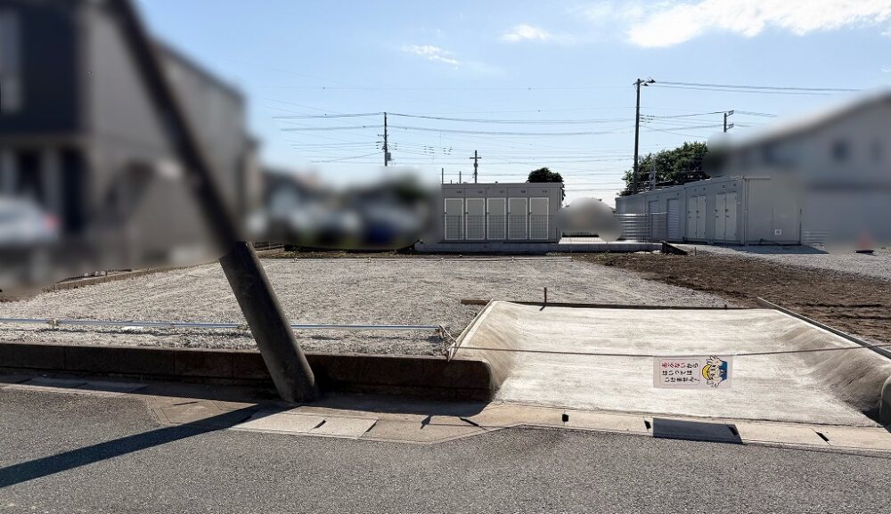 三輪野山4丁目に月極駐車場を整備しました